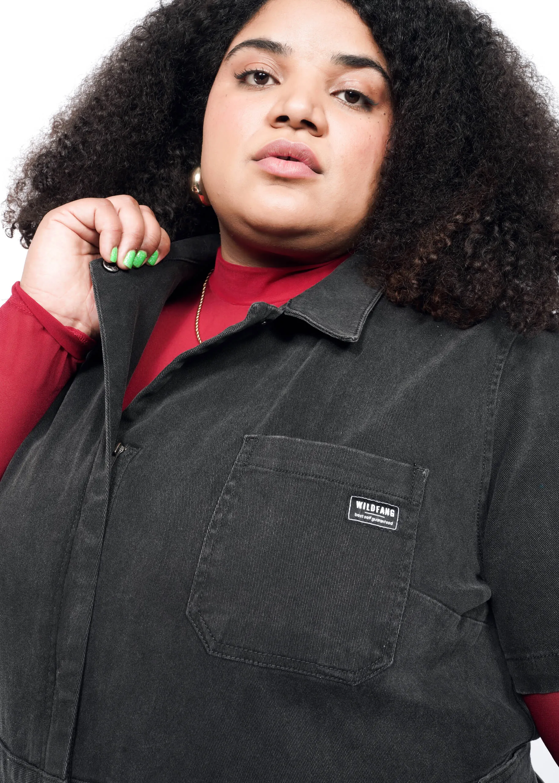 The Essential Denim High Waisted Coverall