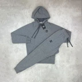Under Armour Rival Fleece Tracksuit Set Grey