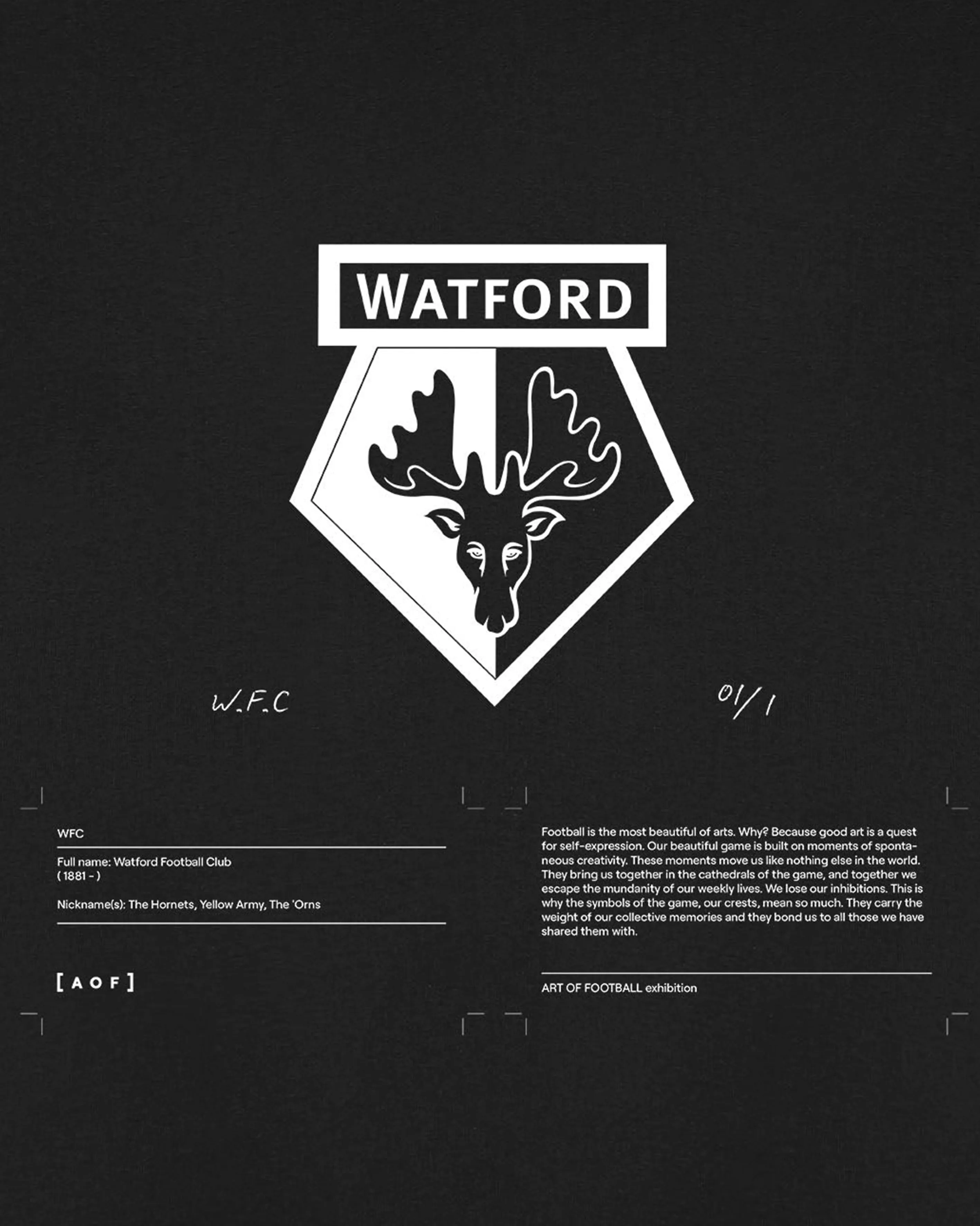 Watford Exhibition Black Sweat